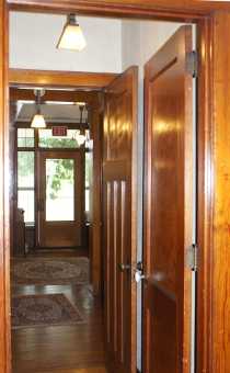 Hallway with original woodwork