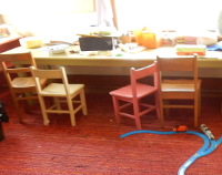 Kids' table and chairs